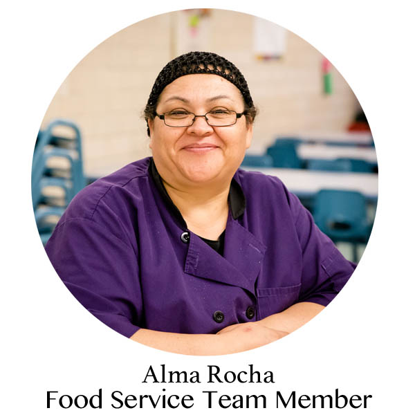 Alma Rocha Food Services Team Member